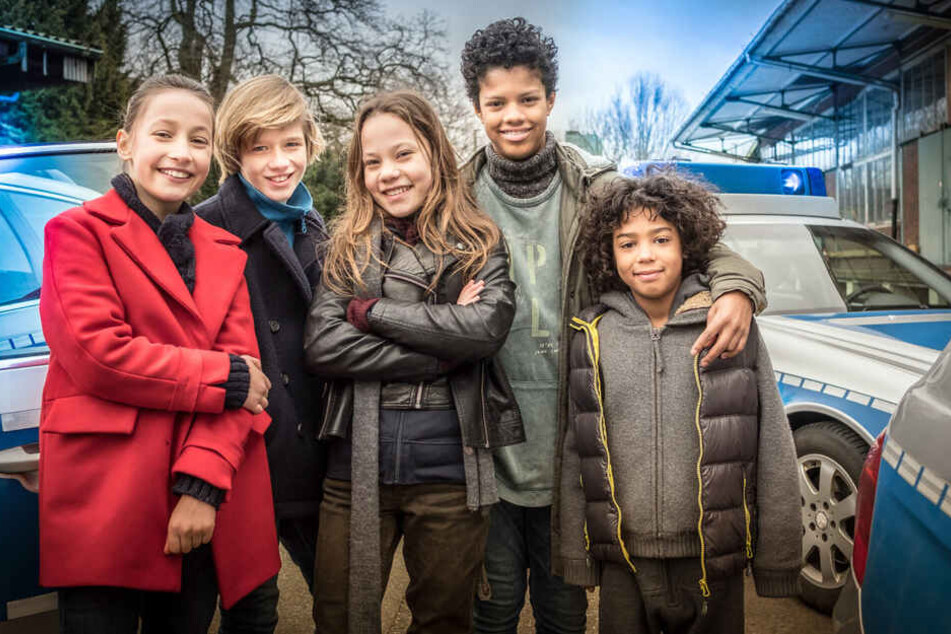 Die aktuellen "Pfefferkörner" (v.l.n.r.): Nele (Ronja Levis), Levin (Moritz Pauli), Kira (Marlene von Appen), Tayo (Samuel Adams) und Olufemi (Spencer König).