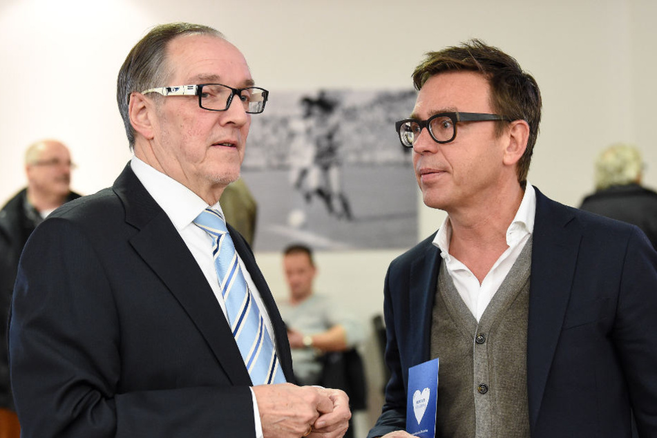 Hans-Jürgen Laufer (l.) und Markus Rejek wollen die Regel erhalten.