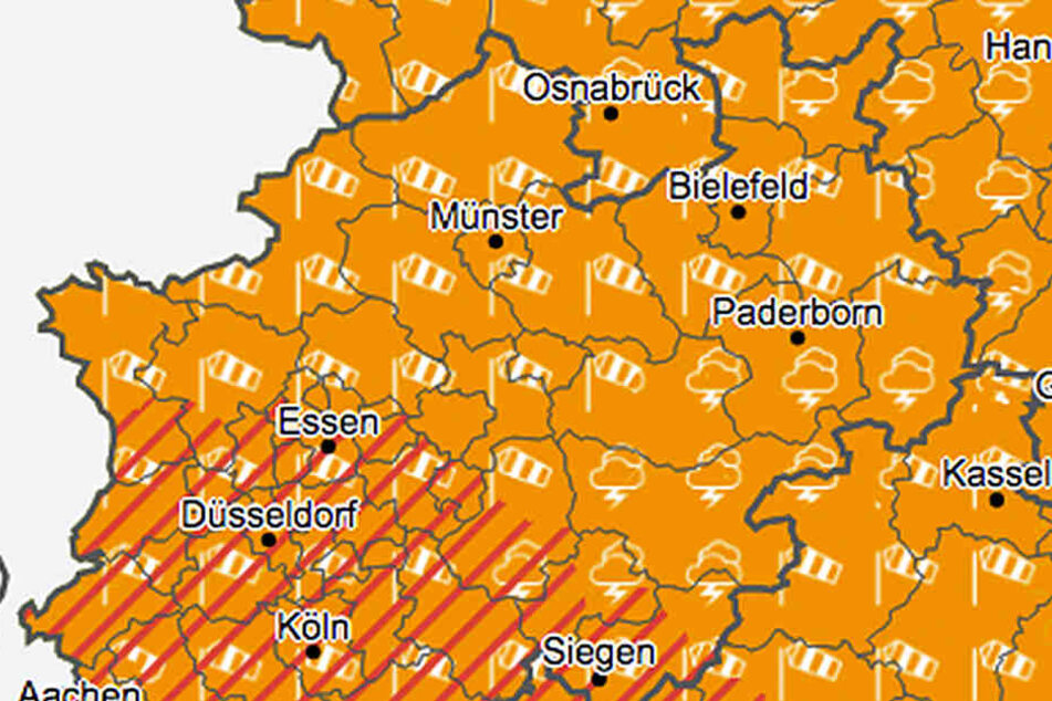 "Burglind" treibt auch weiterhin ihr Unwesen in NRW.