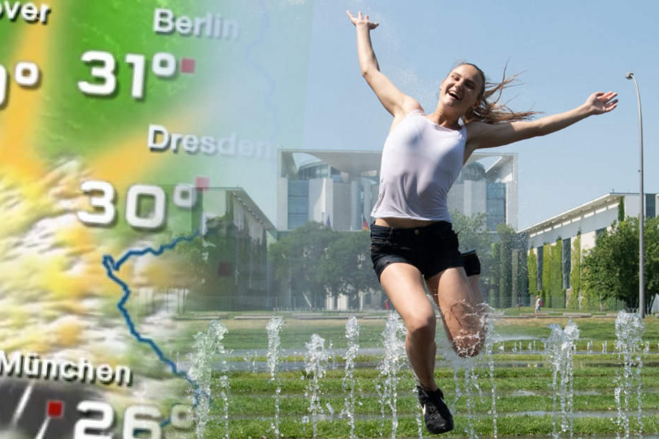 Am Mittwoch knackt Berlin die 30-Grad-Marke.