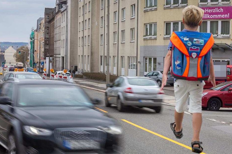 Die Autofahrerin versuchte auszuweichen, konnte den Zusammenprall jedoch nicht verhindern.