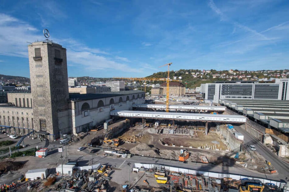 Die Baustelle des Bauprojekts Stuttgart 21. Das Ganze soll nun deutlich teurer werden. (Archivbild)