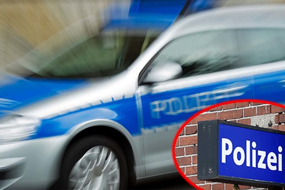 Zwischen den zusammengeschobenen Autos standen zwei Polizisten, die bei dem Unfall verletzt wurden (Symbolbild)