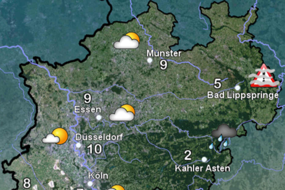 Vor allem in OWL soll es laut dem Deutschen Wetterdienst glatt werden.