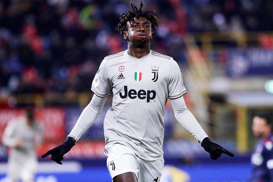 Moise Kean wurde Opfer von rassistischen Beleidigungen.