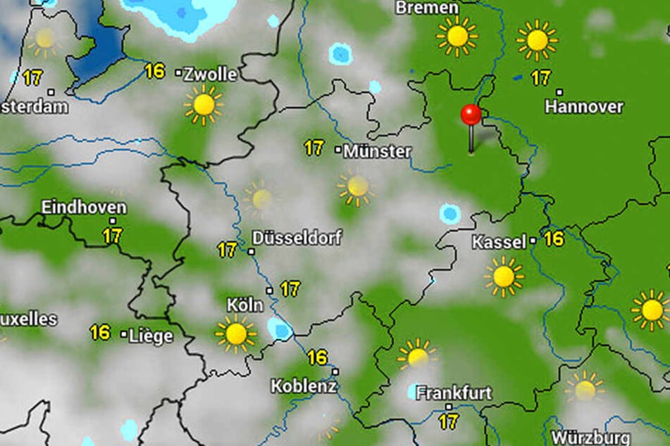 Zwischen den Wolken lässt sich die Sonne immer wieder blicken.