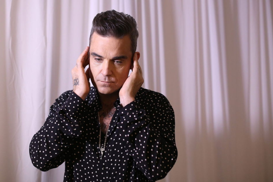Robbie Williams bei einem Pressetermin in Sydney.