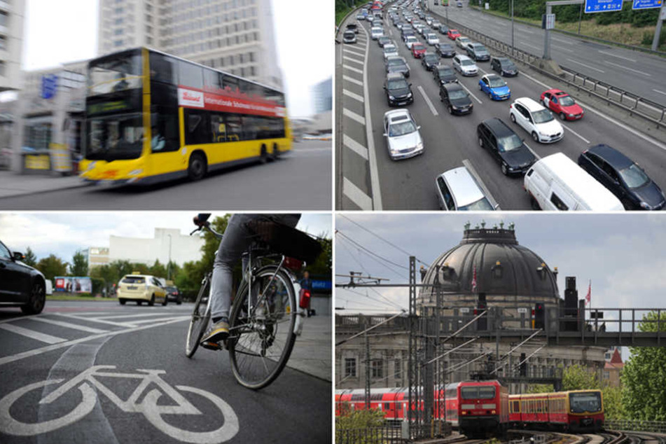 Fahrrad, Auto, Bus oder Bahn - die Mobilität lässt in Berlin noch zu Wünschen übrig.