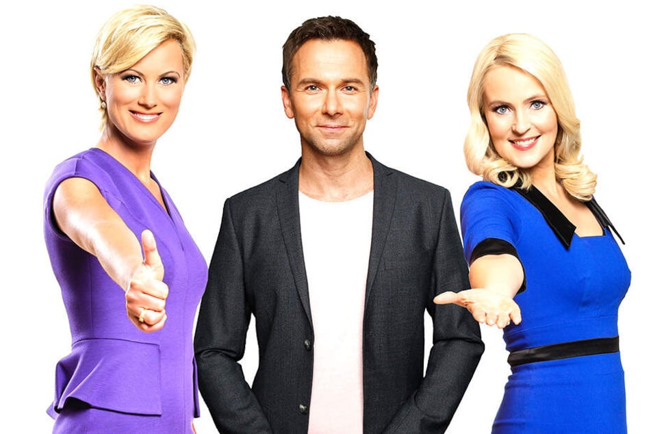 Sind wochentags ab 14 Uhr auf dem MDR-Bildschirm: Kamilla Senjo (44, v.l.), Tino Böttcher (35) und Anja Petzold (49).