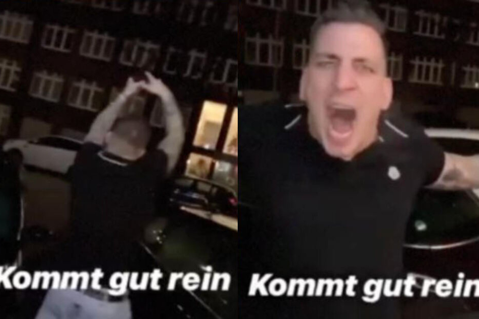 Der Rapper veröffentlichte das Video selbst auf seinem Instagram-Kanal.