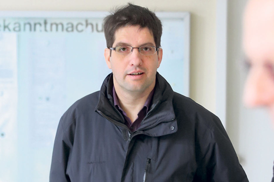 AfD-Landesvorstand Ivo Teichmann (50) stand am Dienstag wegen Körperverletzung vor Gericht.