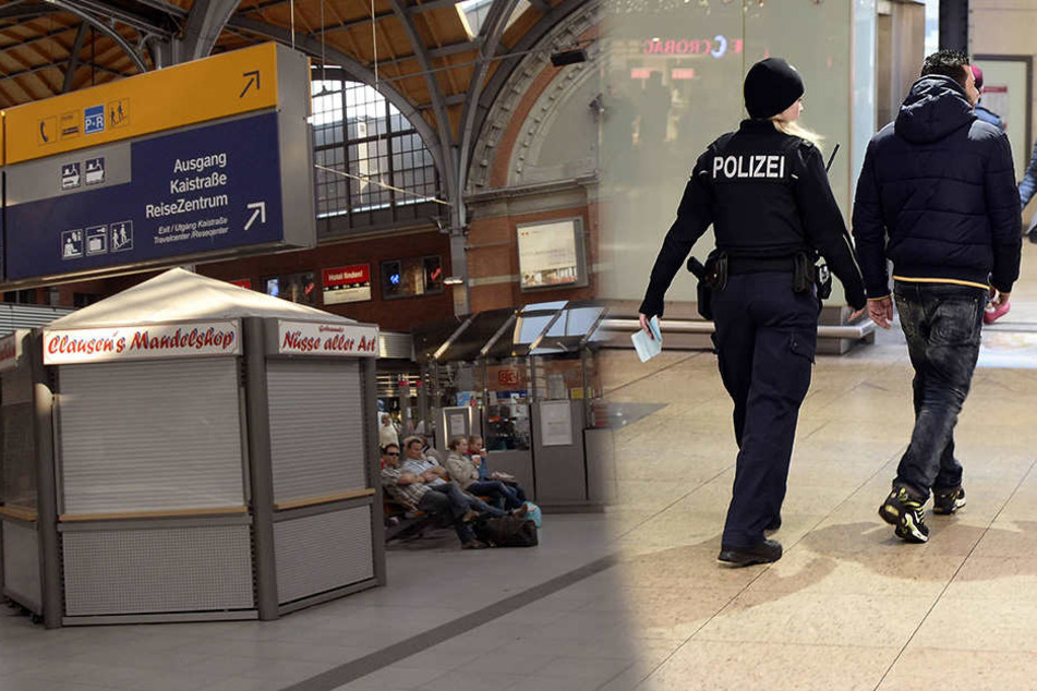Am Kieler Hauptbahnhof griff die Bundespolizei die zwei Mädels auf.