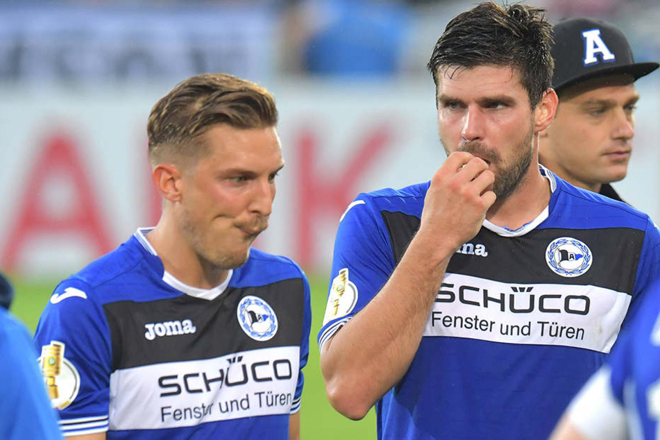 Florian Dick (32, li.) hat sich wieder in die Startelf gekämpft. Rechts Konstantin Kerschbaumer (25).