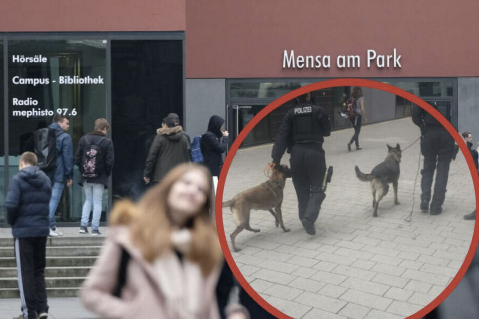 Die Kontrollen auf dem Leipziger Campus hatten für Unverständnis bei den Studenten geführt.