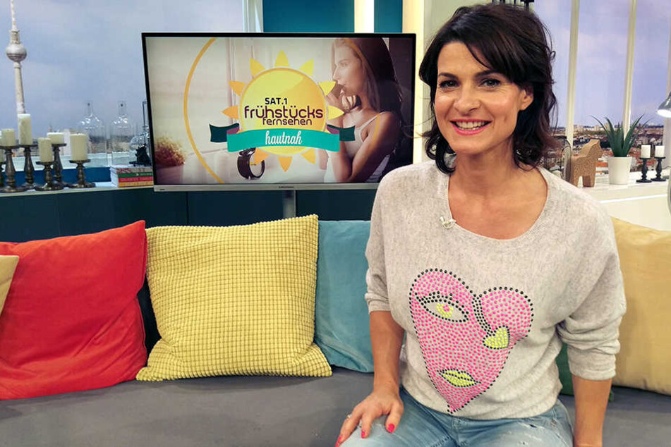 Marlene Lufen war zuerst mit ihrem Herzpullover zuerst auf Sendung.