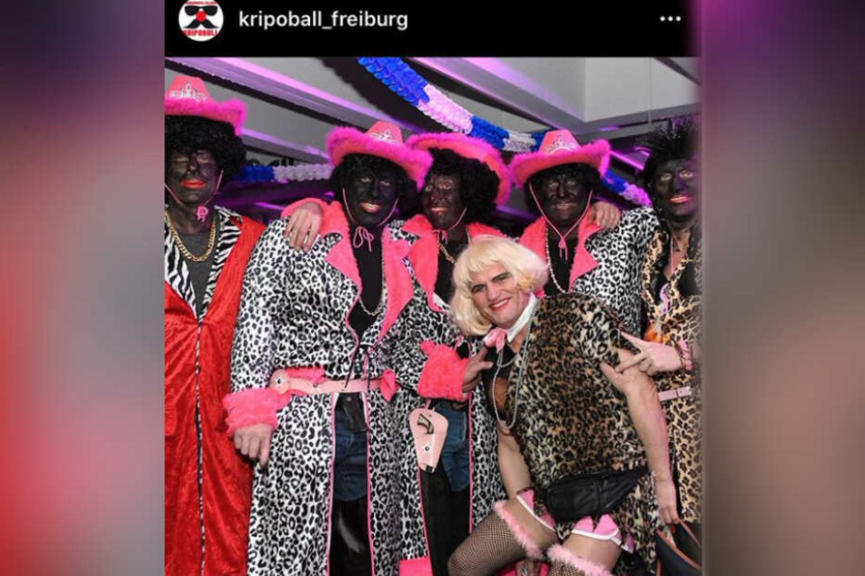 Dieses Bild des Kripoballs Freiburg sorgte für Aufsehen im Netz. (Screenshot)