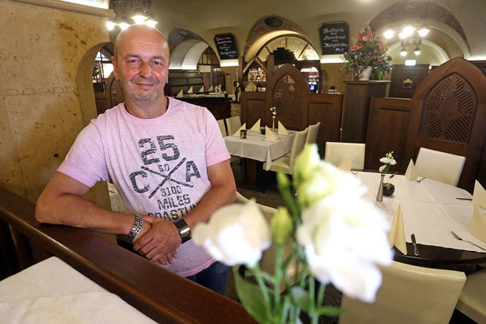 Dirk Gust (50) muss den Ratskeller im Mai schließen.