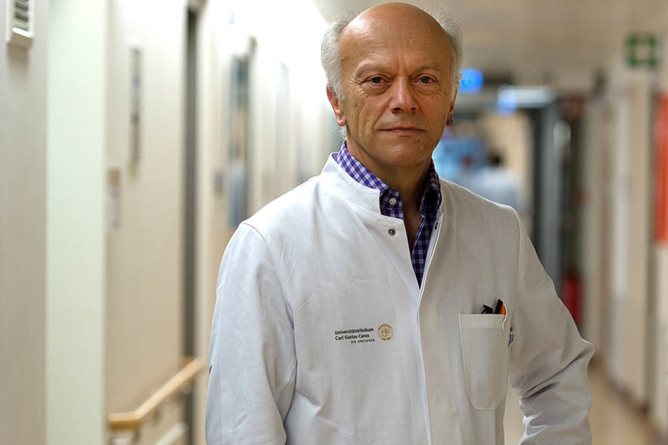 Professor Gerhard Ehninger (64) fordert mehr Engagement der Dresdner.
