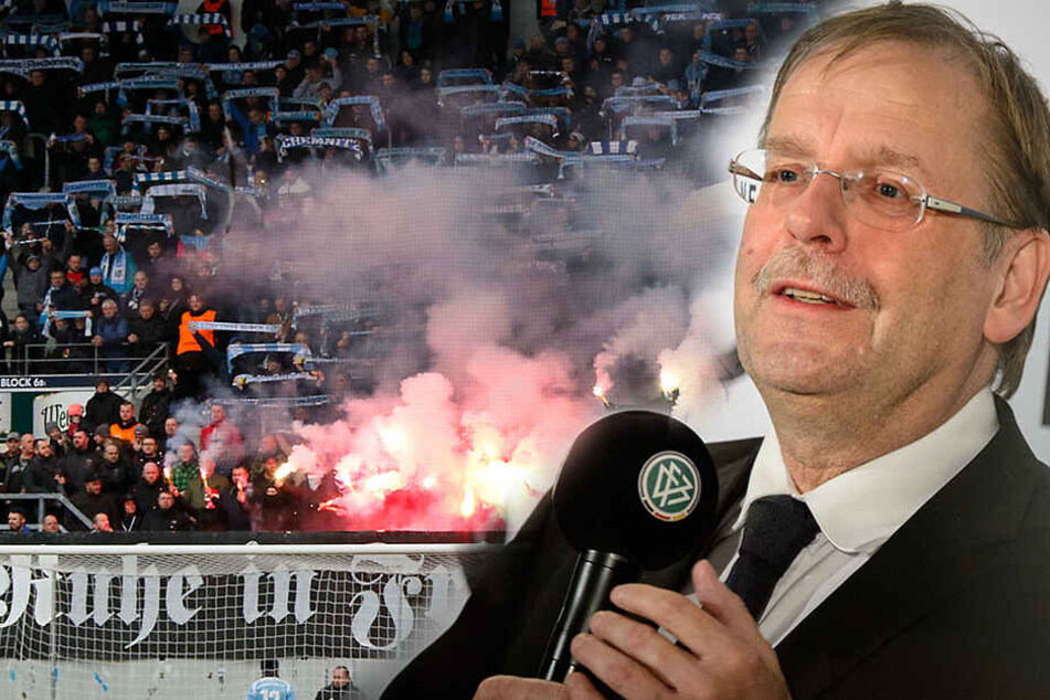 Nach dem Nazi-Skandal beim CFC fordert DFB-Vizepräsident Rainer Koch eine eindeutige Reaktion der Stadt Chemnitz.