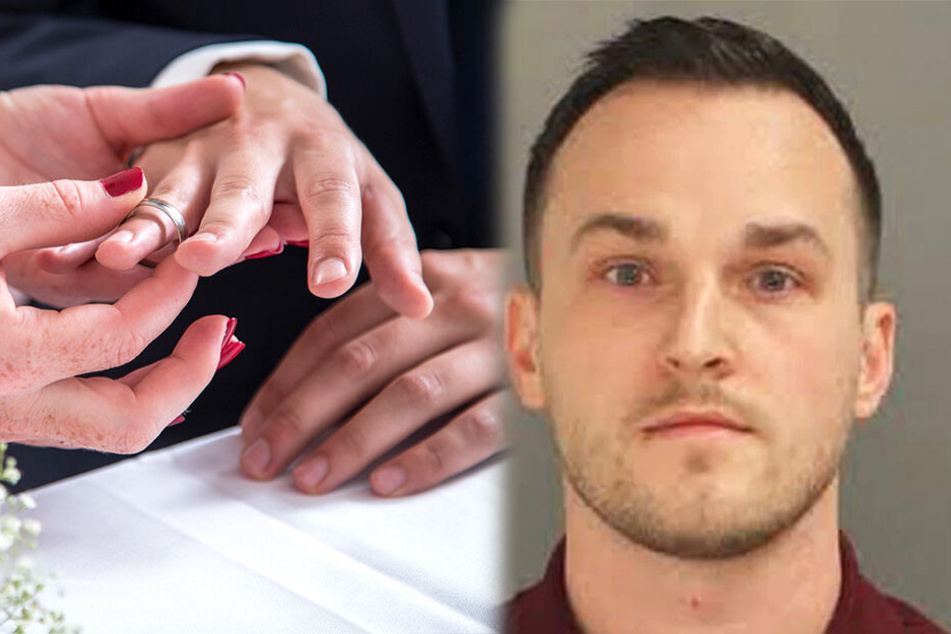 Den Tag der Eheschließung wird Matthew Aimers für immer in Erinnerung behalten. Am Ende kam er in Polizeigewahrsam.