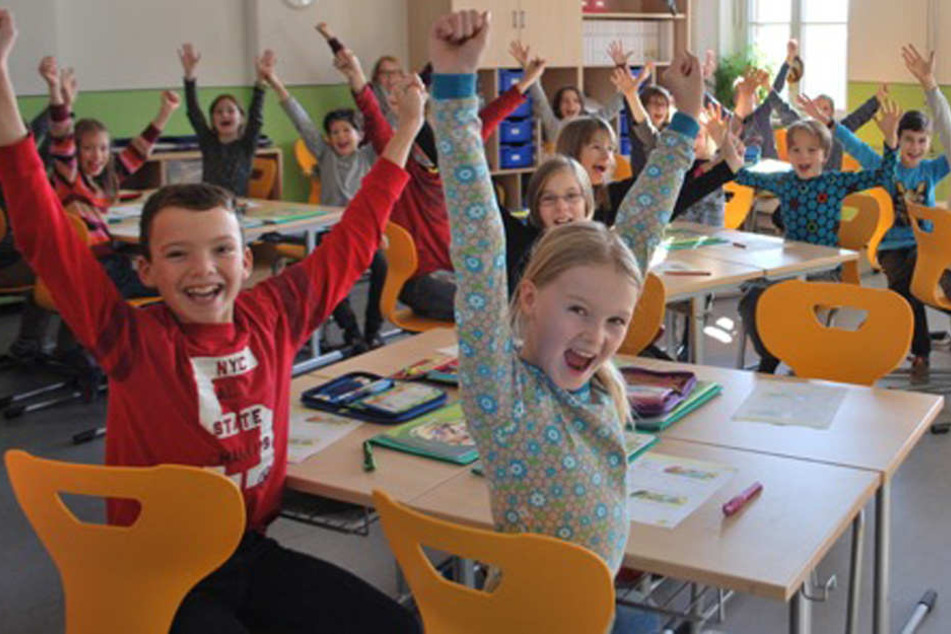 Diese Viertklässler können auch ab September in der Melli-Beese-Grundschule weiterlernen.