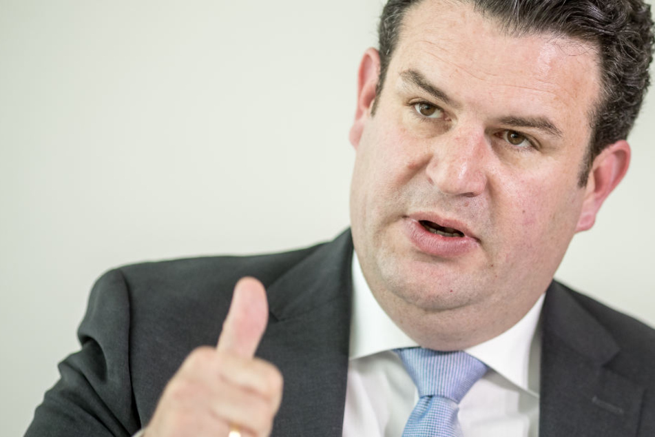 Hubertus Heil, Bundesminister für Arbeit und Soziales, aufgenommen bei einem dpa Interview.