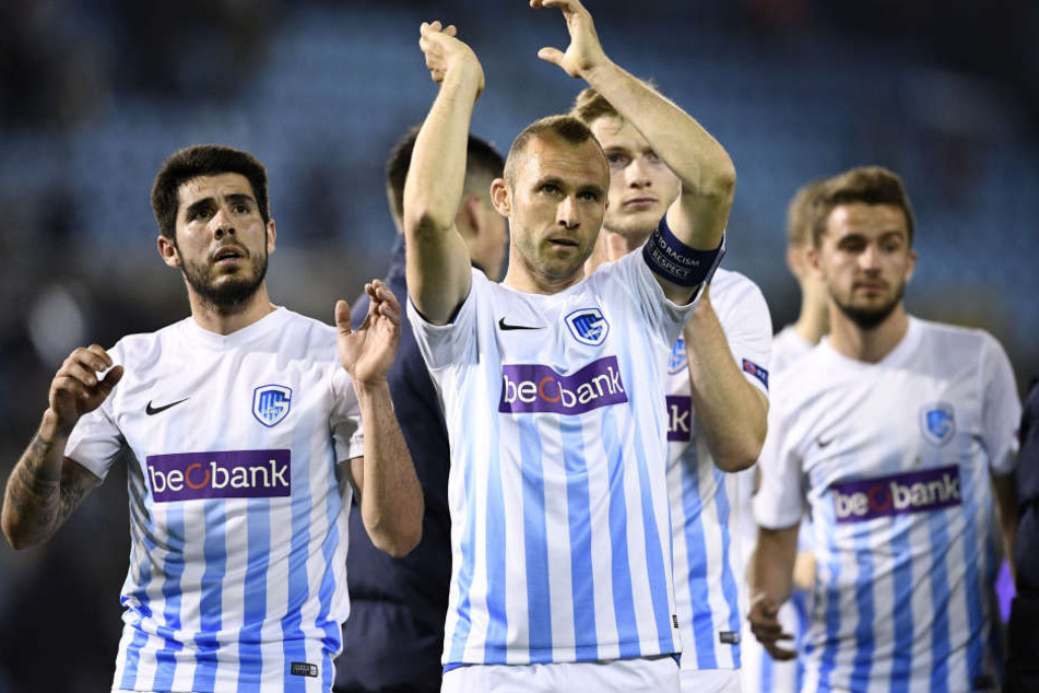 Genk konnte am Ende jubeln. Im Elfmeterschießen setzten sie sich mit 5:4 gegen Mechelen durch.