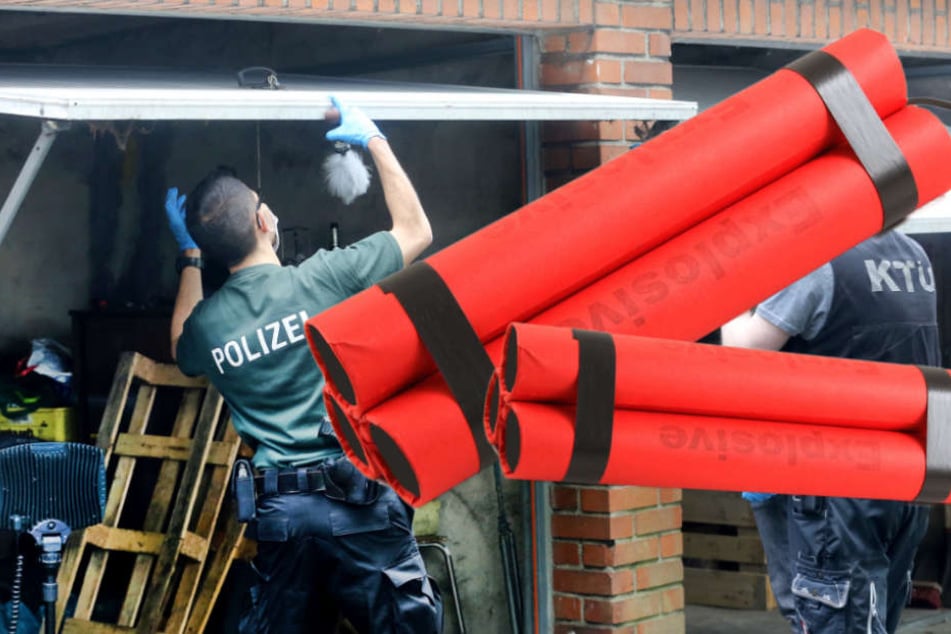 Im Haus seiner Eltern, lagerte der Auszubildende 300 Kilogramm Sprengstoff. (Symbolbild)