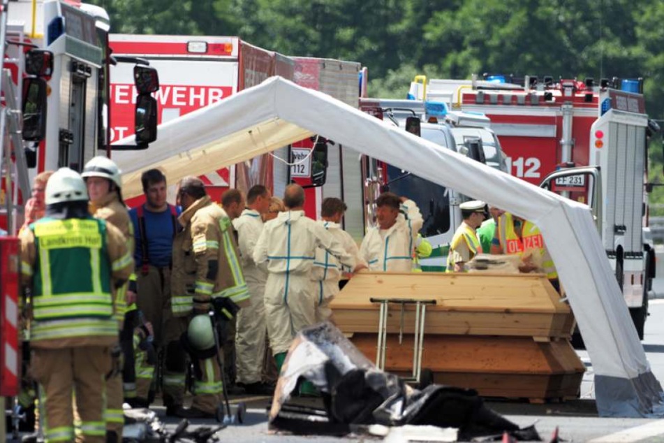 18 Menschen starben in den Flammen, darunter der 55 Jahre alter Busfahrer.