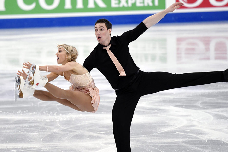 Platz 2 gab's am Mittwoch für Aljona Savchenko und Bruno Massot bei der WM in Helsinki!