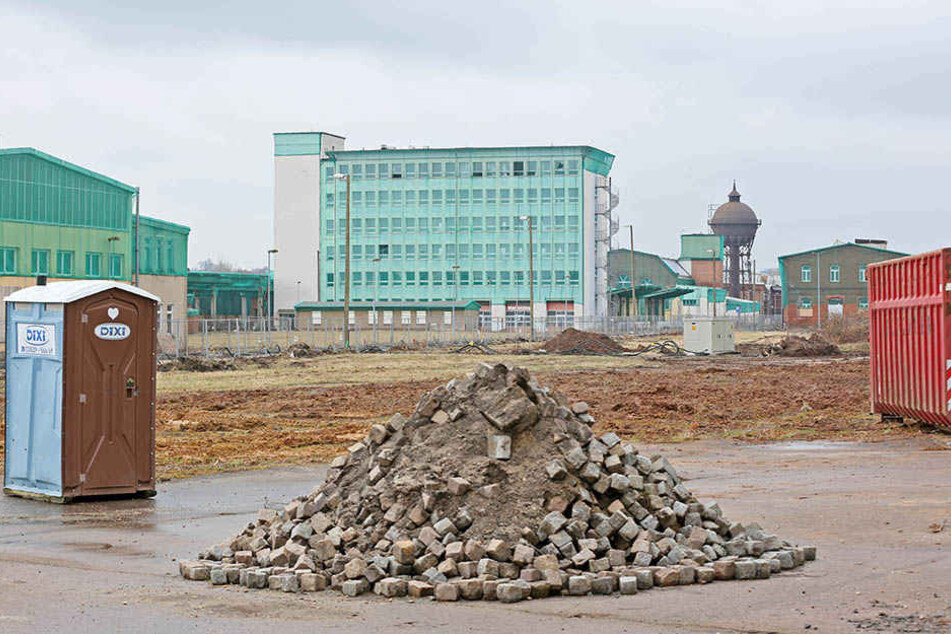 Auf dem ehemaligen Reichsbahngelände in Zwickau-Marienthal soll der neue
Superknast mit über 800 Plätzen gebaut werden.