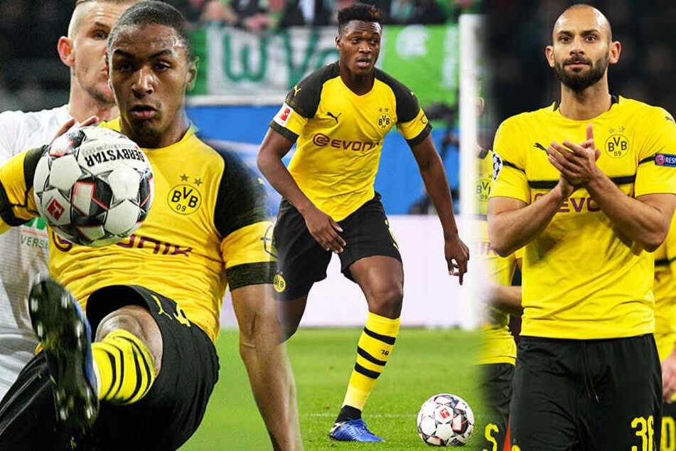 Einer von ihnen könnte den BVB verlassen: Abdou Diallo (l.), Dan-Axel Zagadou (M.) und Ömer Toprak. (Bildmontage)