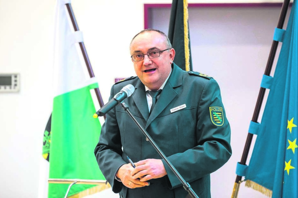Freut sich über gesunkene Straftaten in der Oberlausitz: Der Görlitzer
Polizeipräsident Conny Stiehl (59).