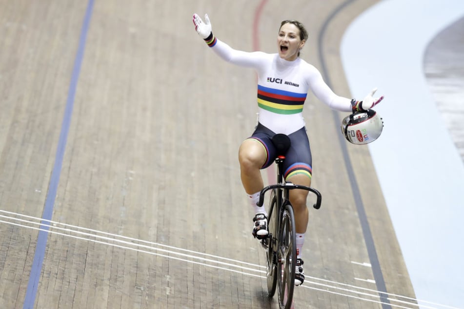 Bahnrad-Olympiasiegerin Kristina Vogel war Ende Juni im Training schwer gestürzt.
