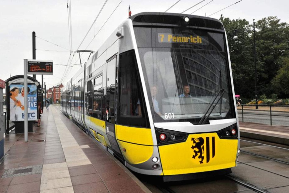 So wie in dieser Fotomontage könnten die neuen bereiteren Straßenbahnen aussehen.