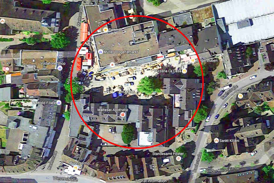Zwischen der Bürgerstube, dem La Casa und dem Ärztehaus befindet sich seit Freitag der "Schalker Markt".