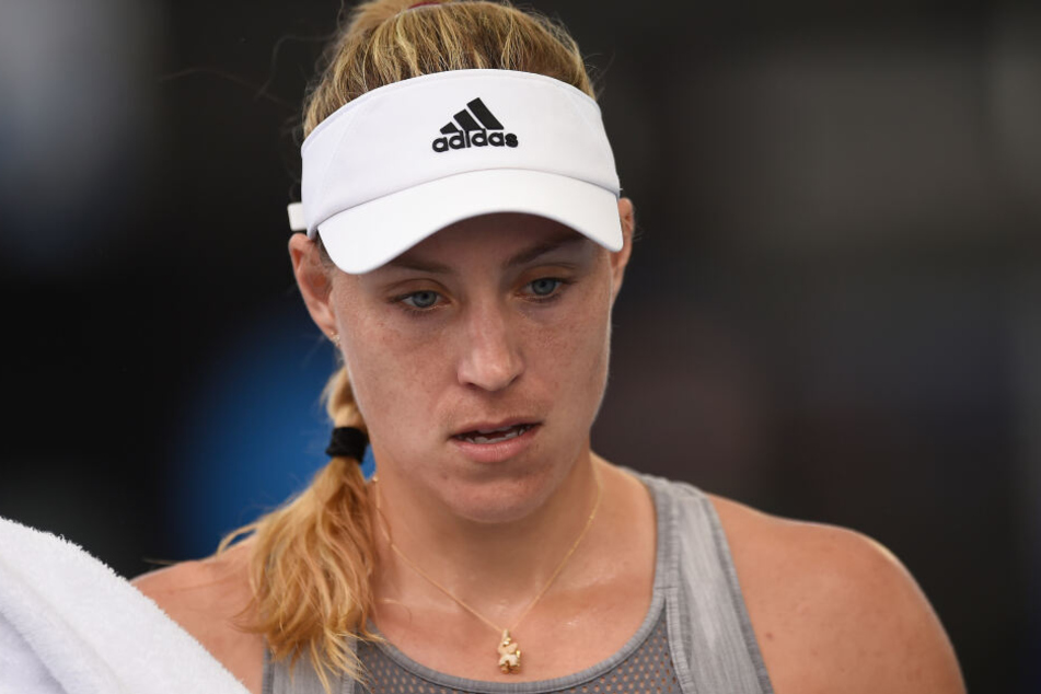 Angelique Kerber (31) ist der Frust über die Niederlage deutlich anzusehen.