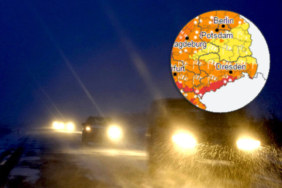 Dabei könnten im Harz und im Thüringer Wald bis zum Mittag 20 Zentimeter Neuschnee fallen.