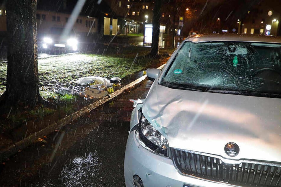 Die beiden Fußgänger wurden von einem Skoda erfasst.