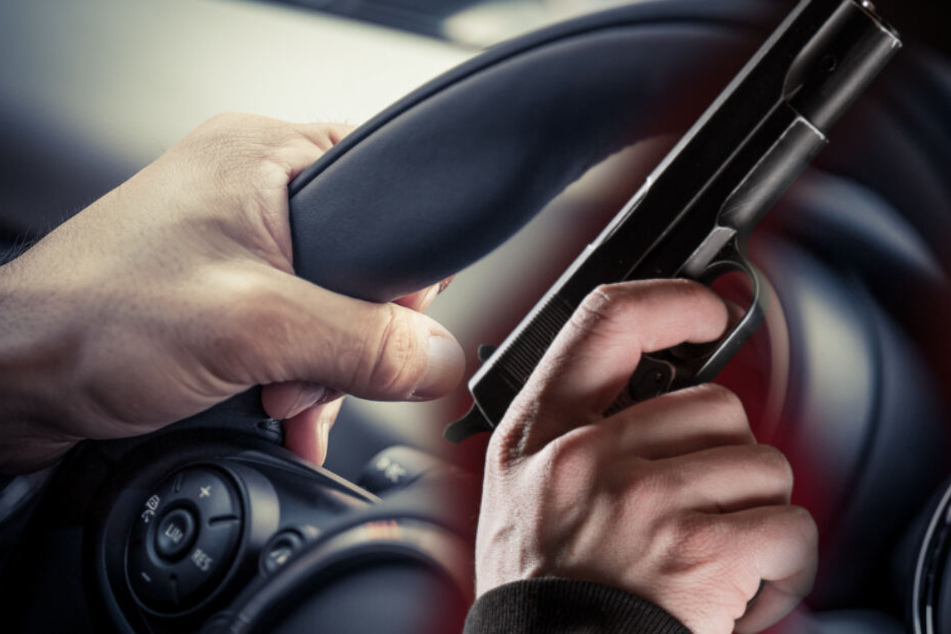 Der Mann hantierte während der Fahrt mit einer Pistole und wurde von der Polizei angehalten. (Symbolbild)