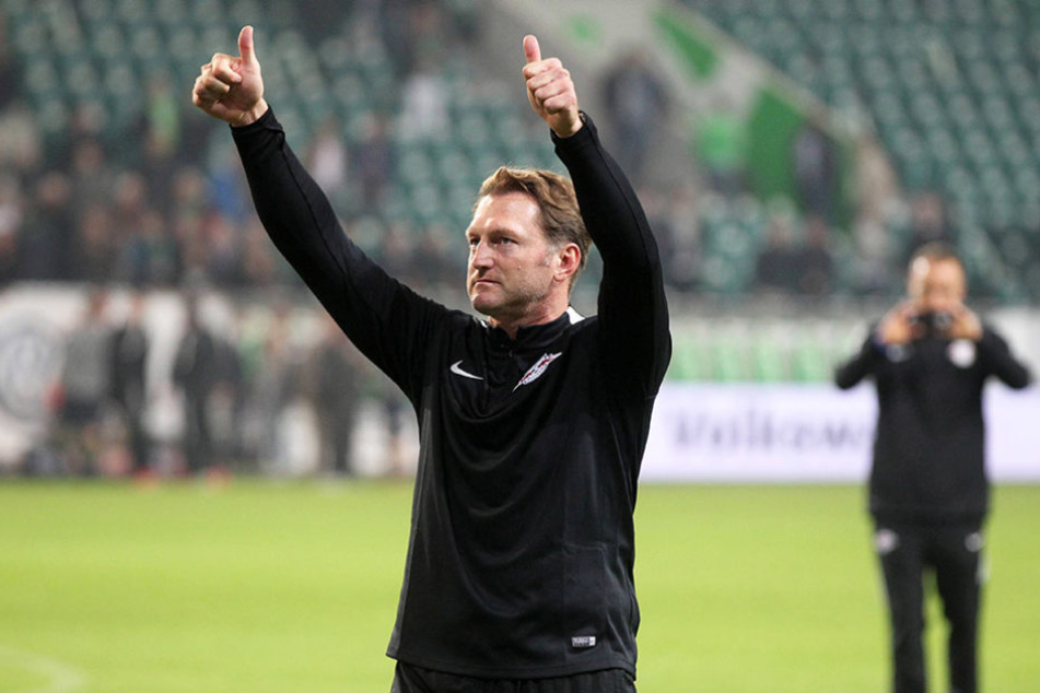 Trainer Ralph Hasenhüttl setzt auf das bewehrte Duo Yussuf Poulsen und Timo Werner.