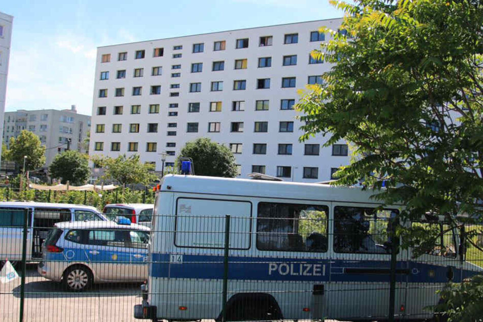 Aus diesem Haus stürzte das Mädchen aus dem fünften Stock.