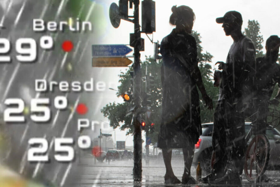 Die Unwetterfront erreicht auch Berlin.