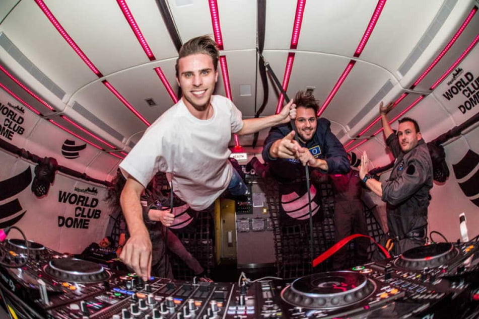 Auch das niederländische DJ-Duo W&W war bei der Schwerelos-Party mit am Start.