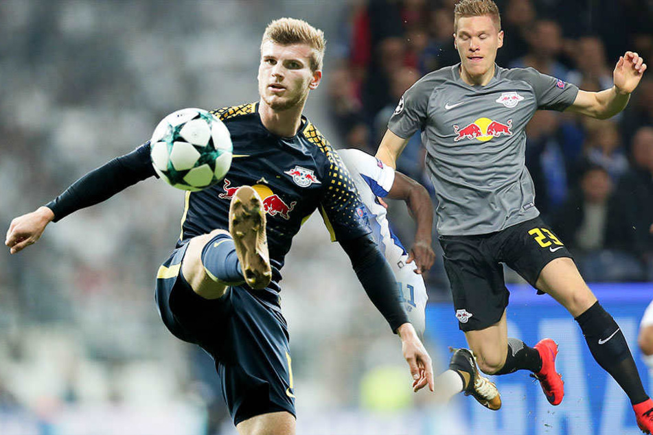 RB Leipzigs Timo Werner (21) und Marcel Halstenberg (26) sind für den Kader des Nationalteams aufgestellt.