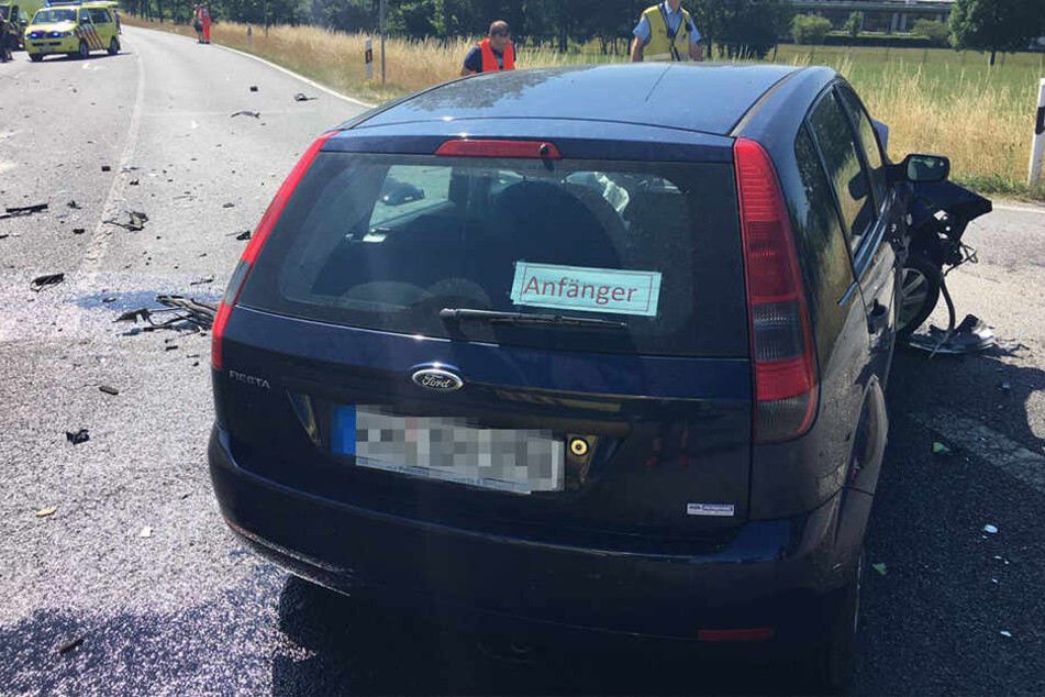 Der Fahranfänger missachtete offenbar die Vorfahrt.