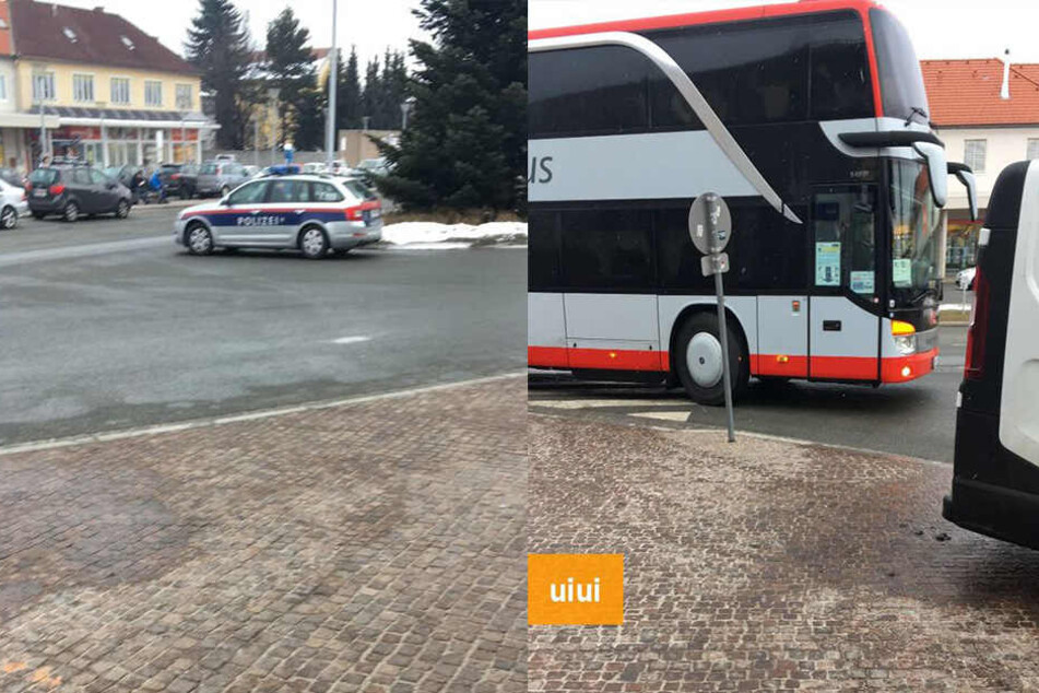 Ein interessierter User machte sich auf den Weg nach Wolfsberg und dokumentierte die Ankunft des Busses.
