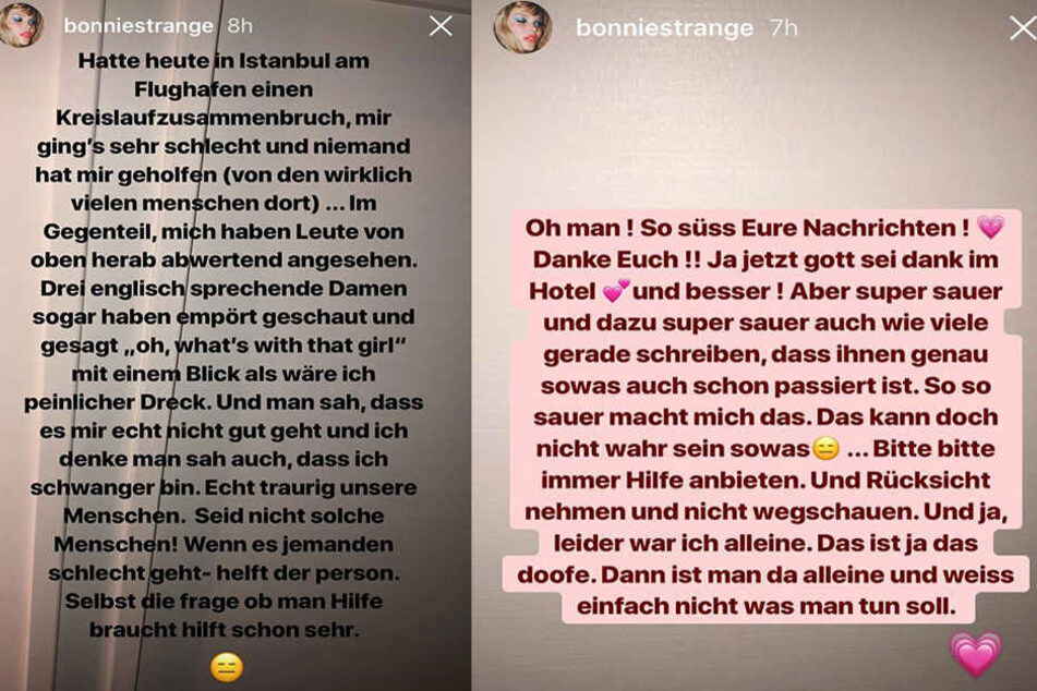 In ihrer Instagram-Story (löscht sich nach 24 Stunden) lässt das Model Dampf ab.