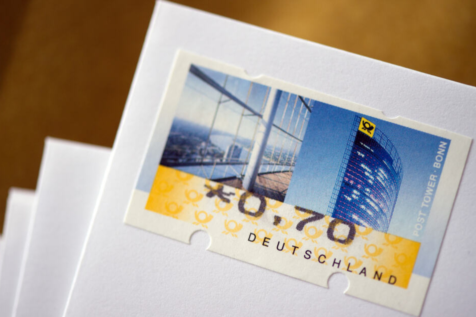 Eine Briefmarke im Wert von 70 Cent.