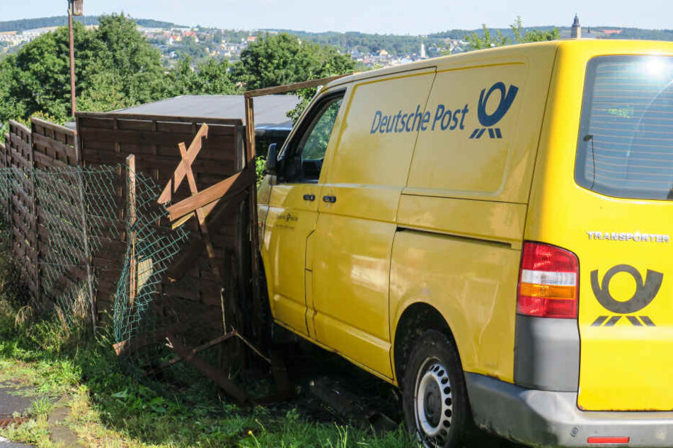 So ähnlich könnte es ausgesehen haben, als sich in Nordhausen ein Postauto selbständig machte und die Gegend verwüstete.